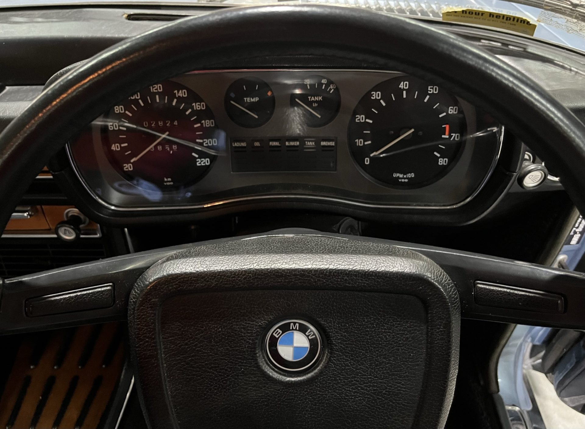 1972 BMW 3.0 S Manual