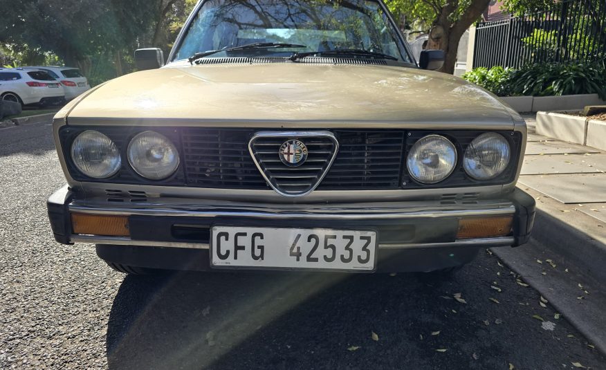 1984 Alfa Romeo Alfetta 159i