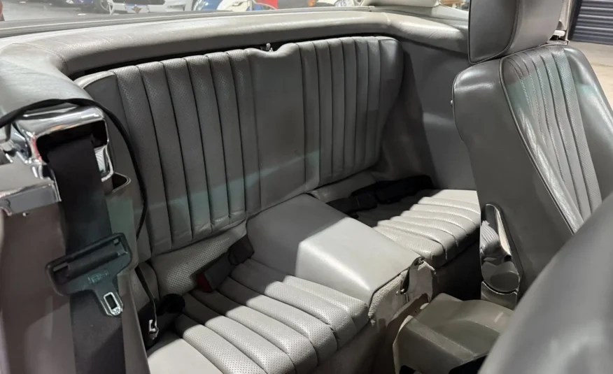 1989 Mercedes-Benz R107 500SL – Late Model Facelift