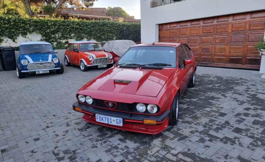 1985 Alfa Romeo GTV6 3.0 Gran Turismo Veloce