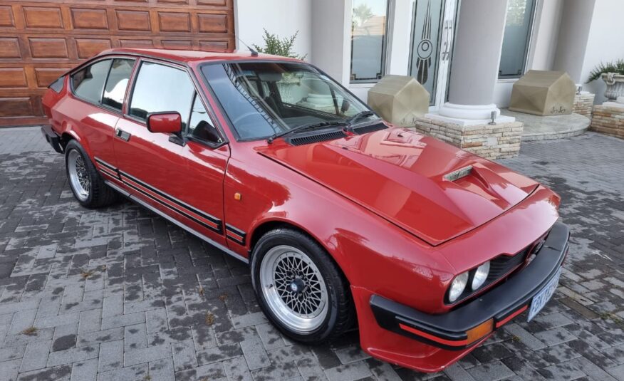1985 Alfa Romeo GTV6 3.0 Gran Turismo Veloce