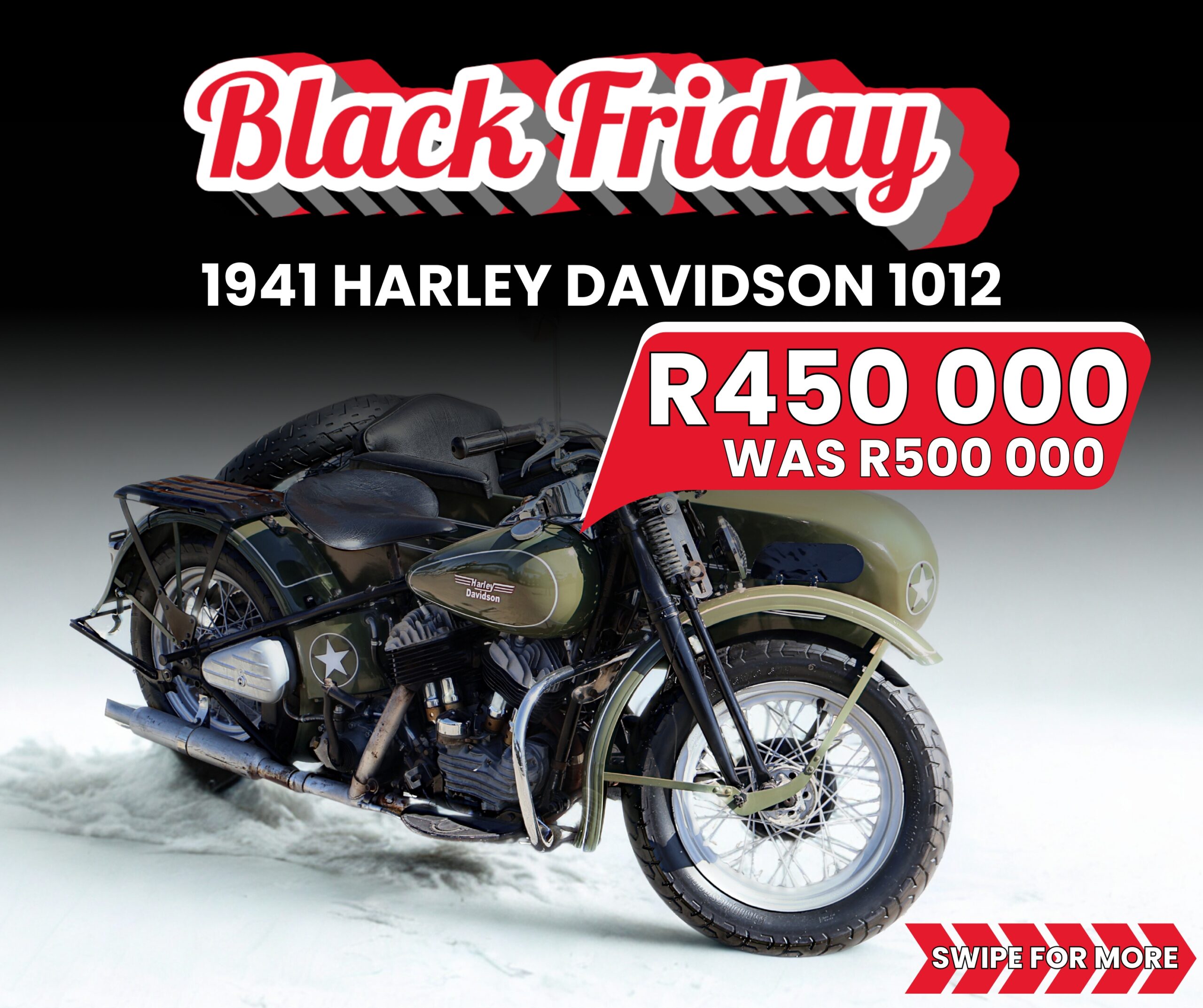 [BLACK FRIDAY] 1941 Harley Davidson 1012