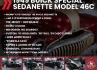[BLACK FRIDAY] 1949 Buick Special Sedanette Model 46C