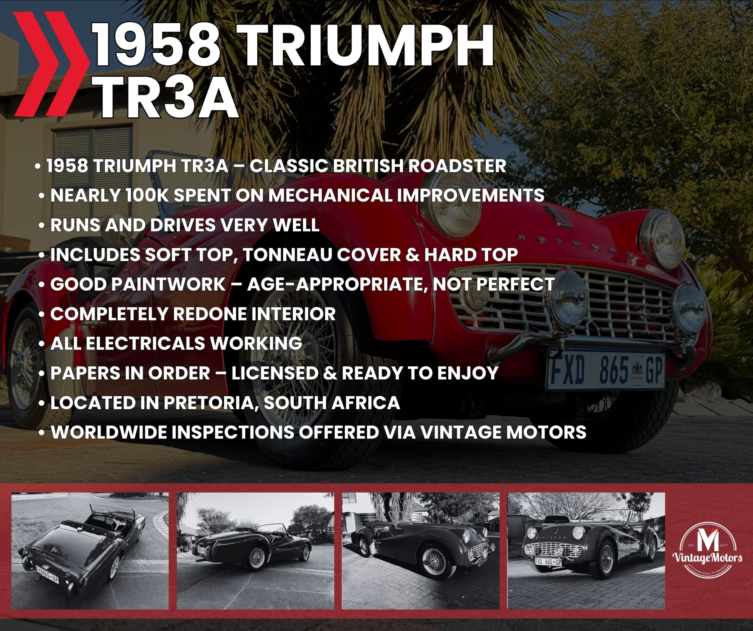 [BLACK FRIDAY] 1958 Triumph TR3A
