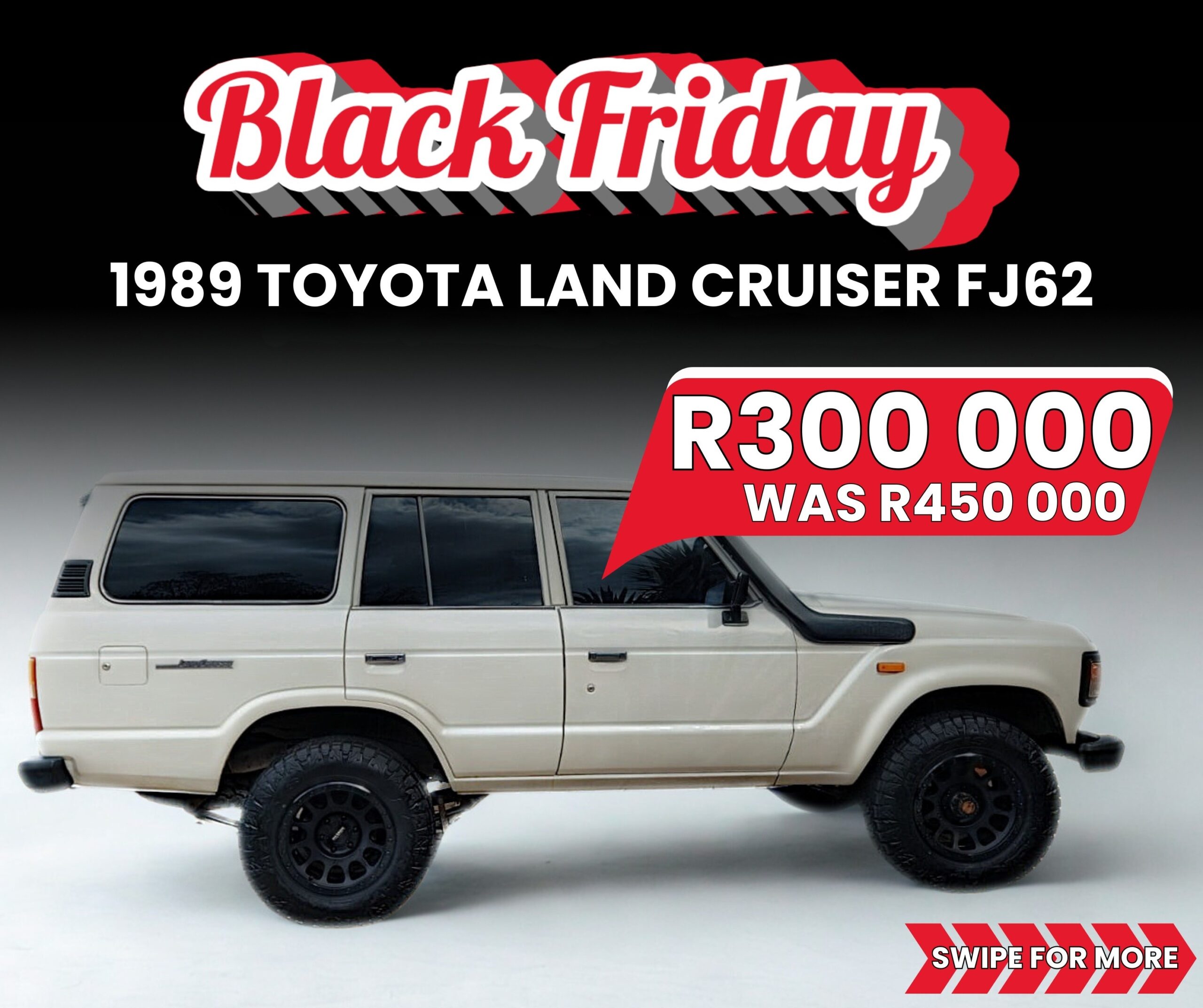 [BLACK FRIDAY] 1989 Toyota Land Cruiser FJ62