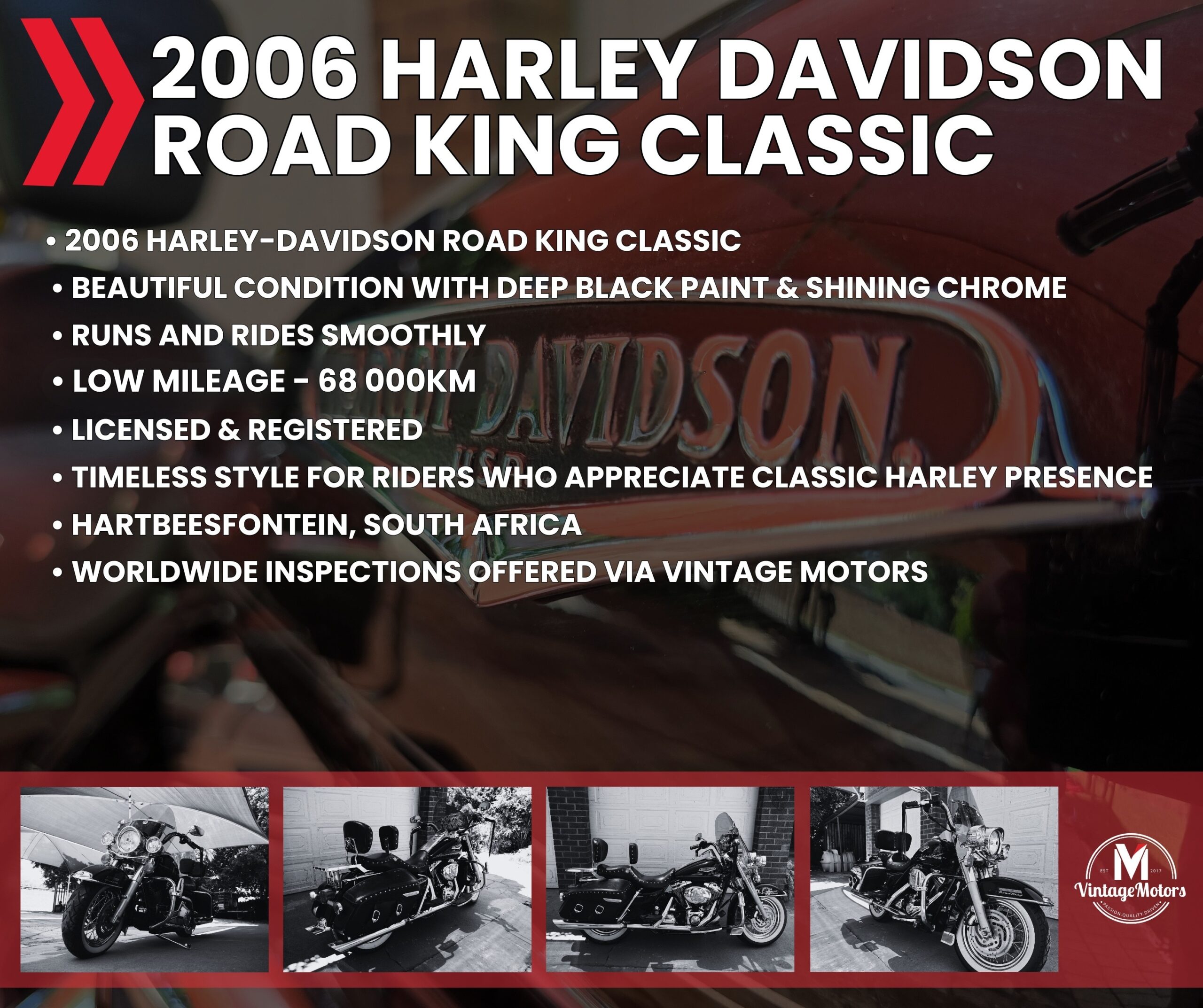 [BLACK FRIDAY] 2006 Harley Davidson Road King Classic