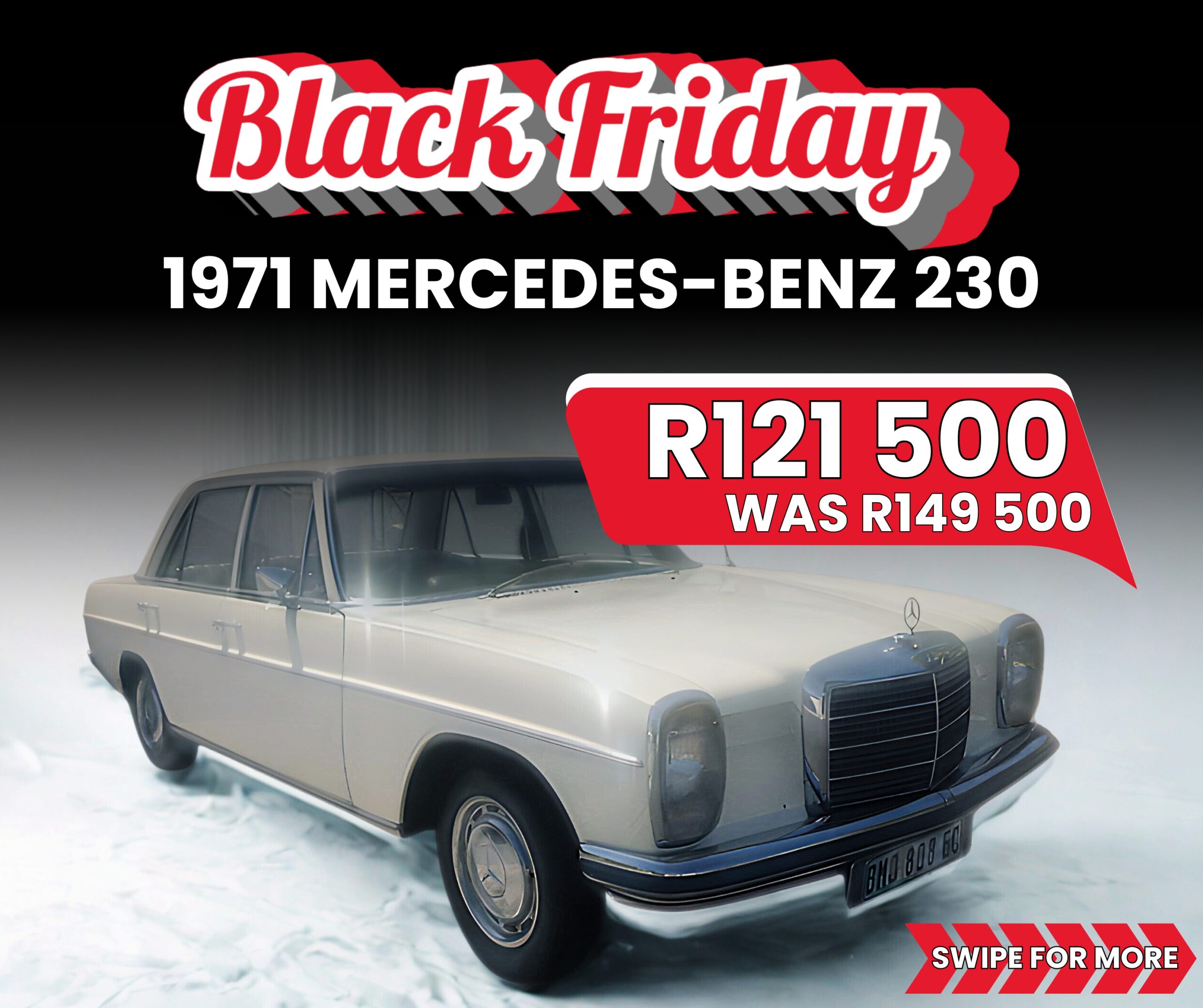 [BLACK FRIDAY] 1971 Mercedes Benz 230