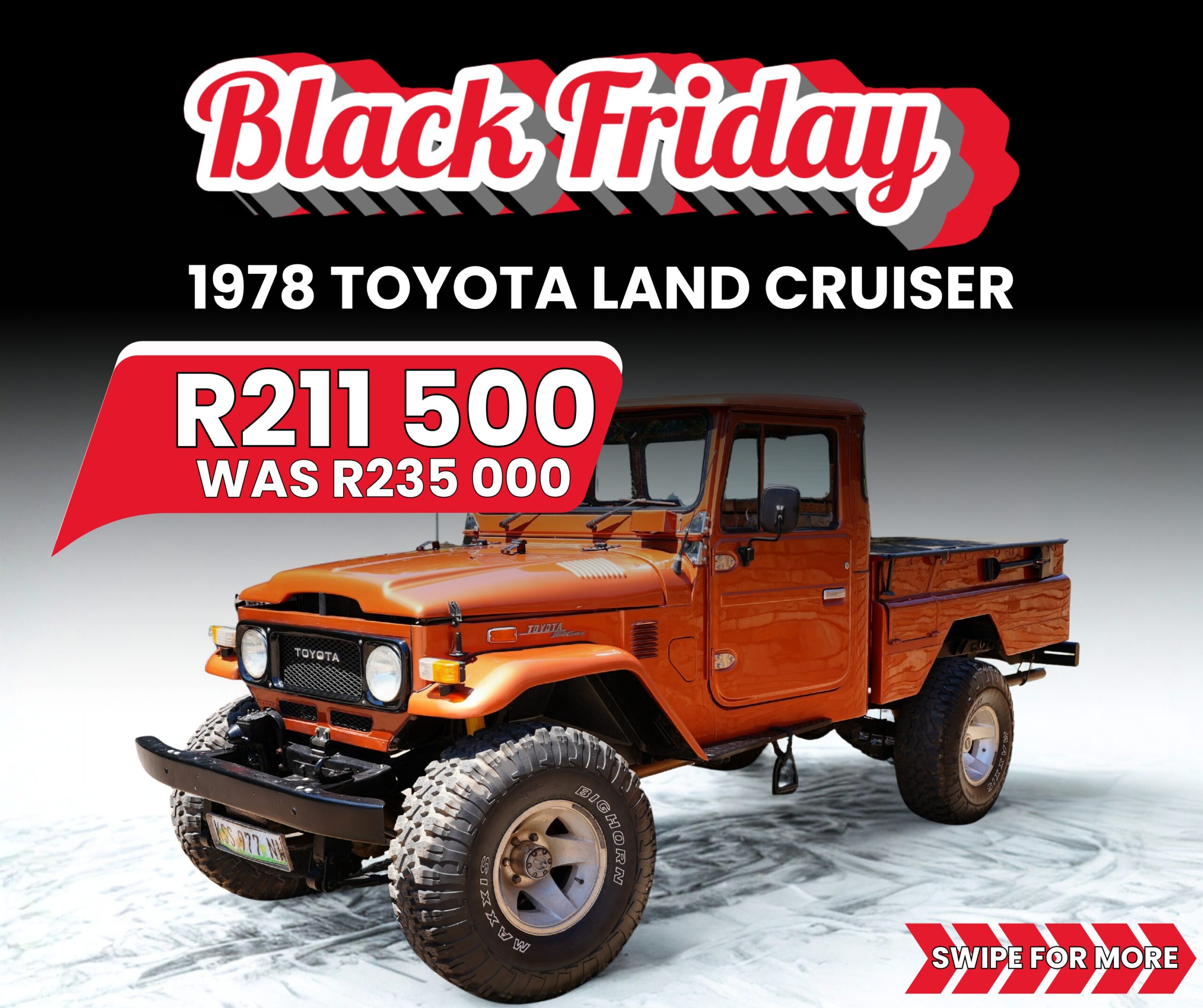 [BLACK FRIDAY] 1978 Toyota Land Cruiser FJ45