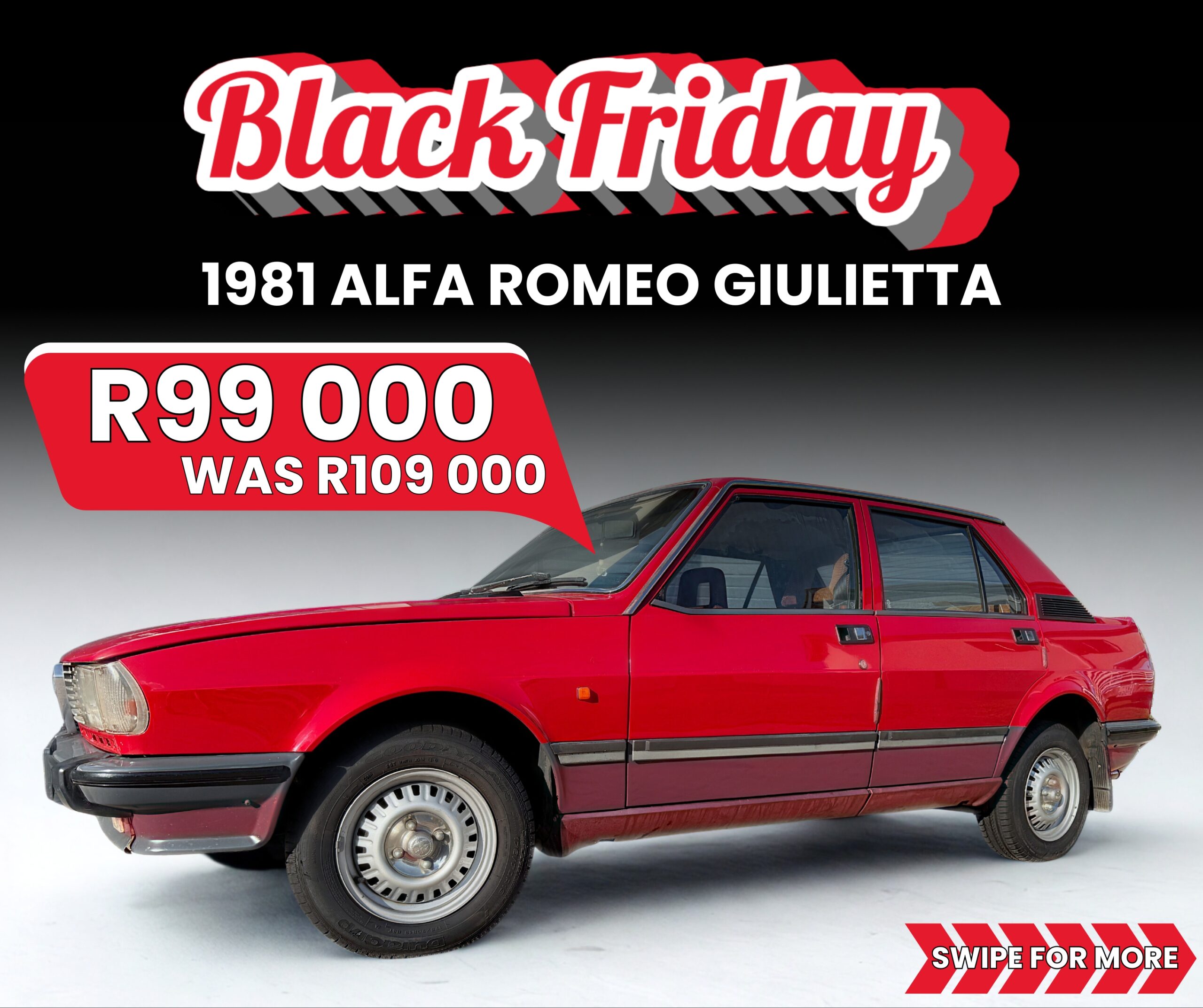[BLACK FRIDAY] 1981 Alfa Romeo Giulietta