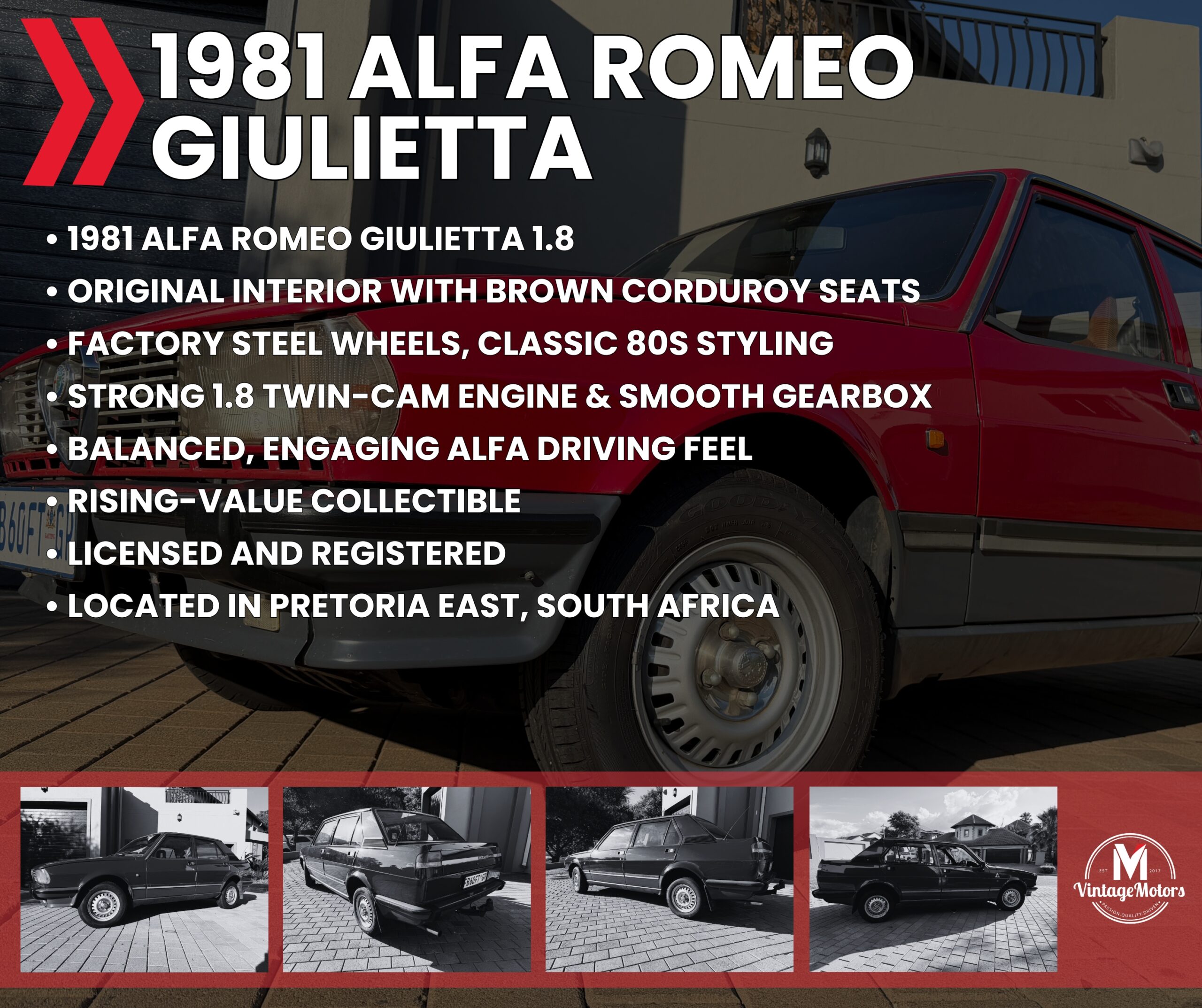 [BLACK FRIDAY] 1981 Alfa Romeo Giulietta