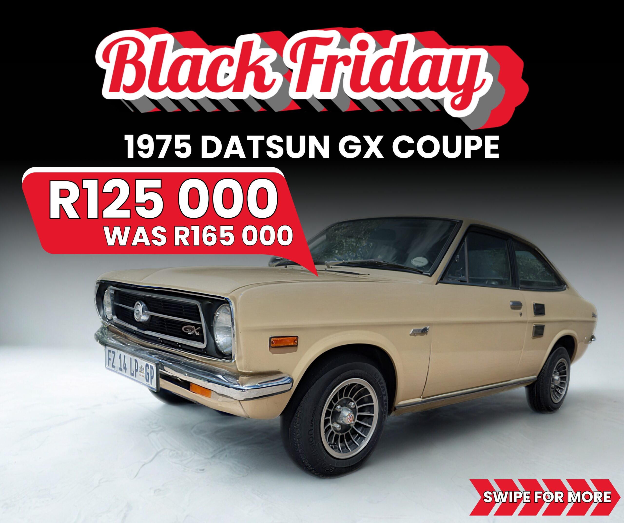 [BLACK FRIDAY] 1975 Datsun GX Coupe