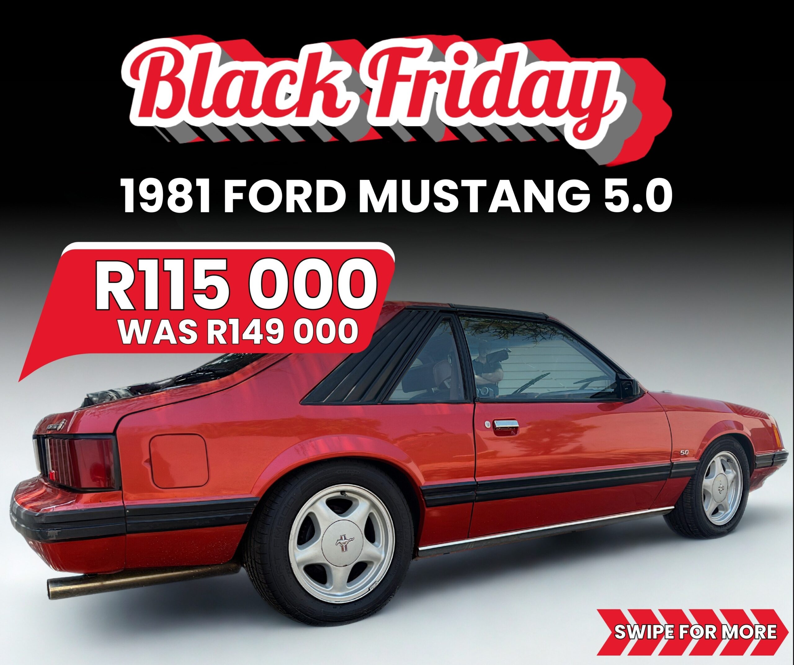 [BLACK FRIDAY] 1981 Ford Mustang 5.0