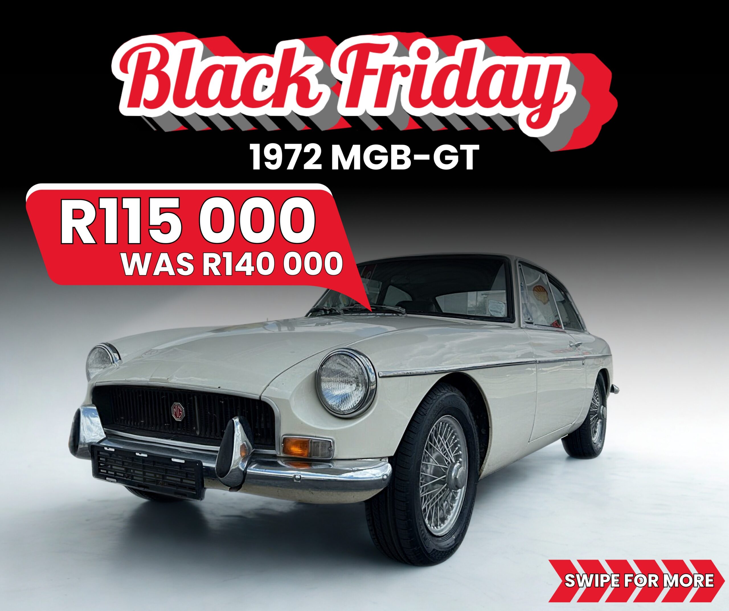 [BLACK FRIDAY] 1972 MGB GT