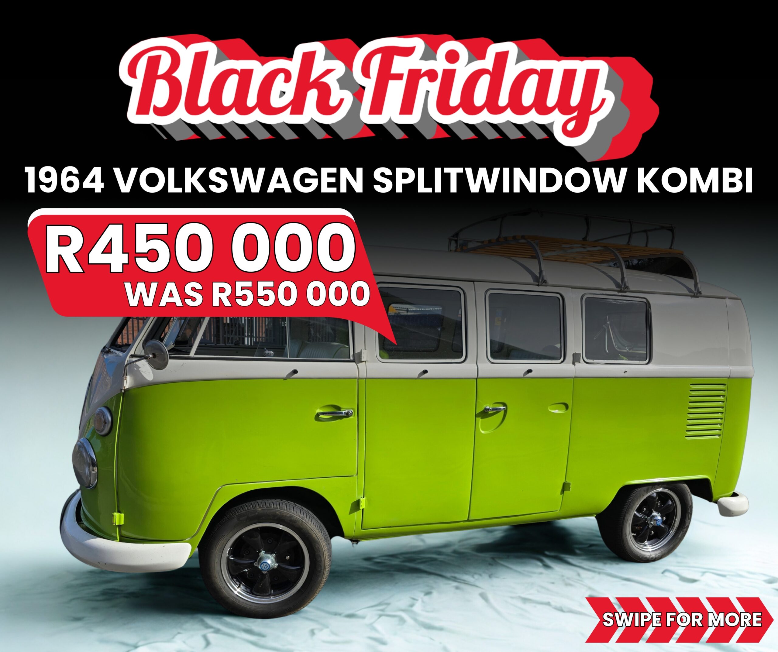[BLACK FRIDAY] 1964 Volkswagen Splitwindow Kombi