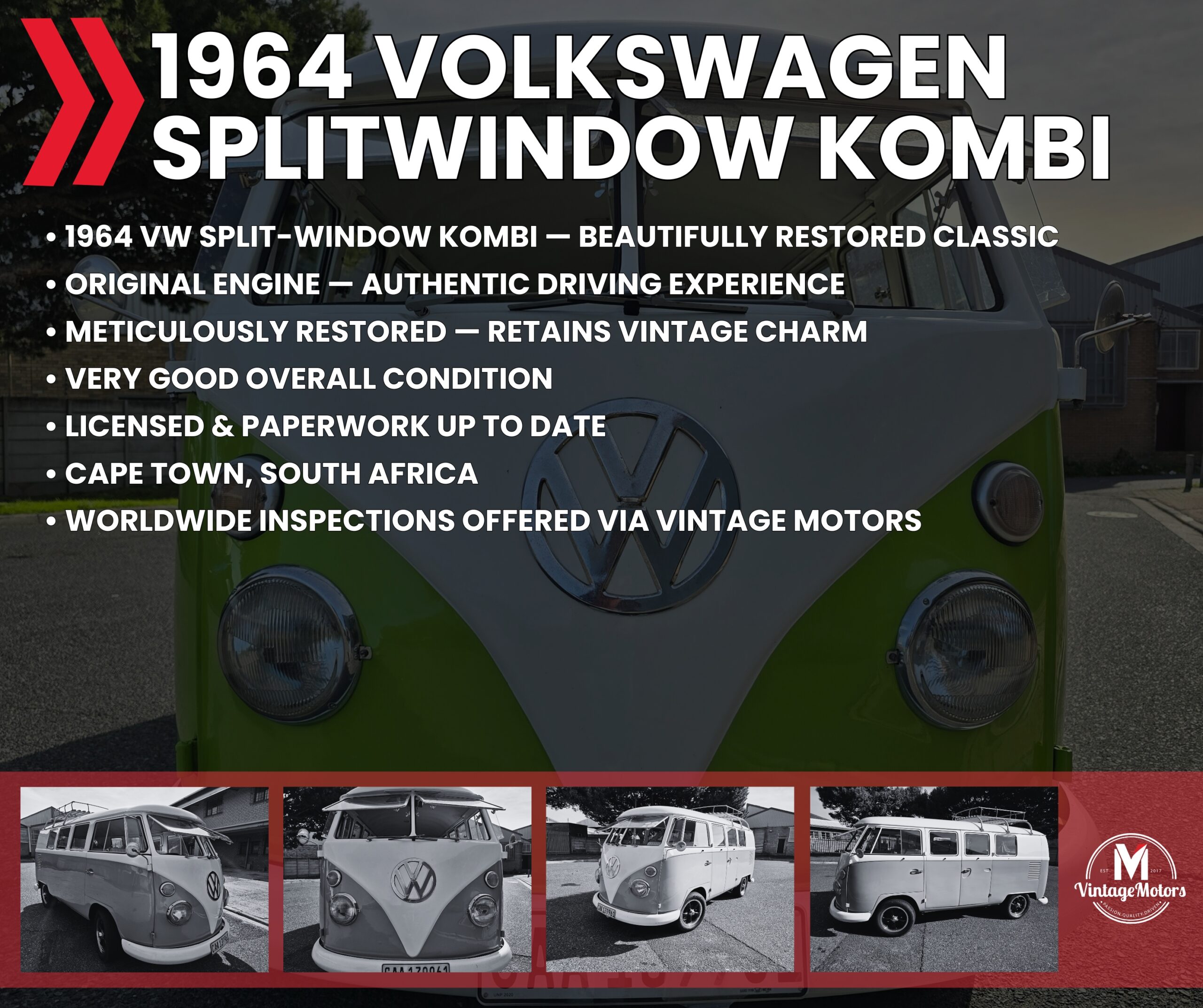 [BLACK FRIDAY] 1964 Volkswagen Splitwindow Kombi