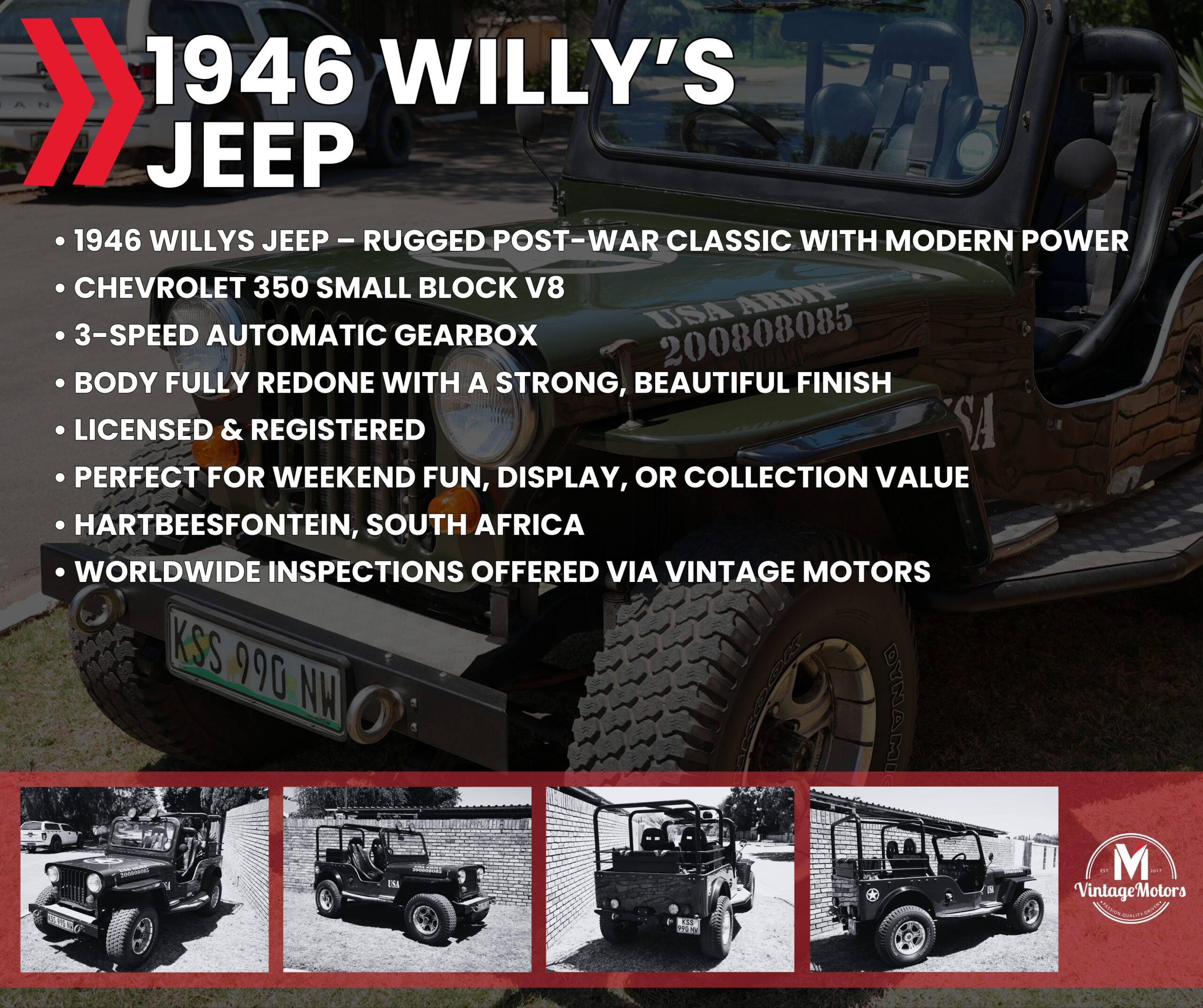 [BLACK FRIDAY] 1946 Willys Jeep